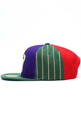 Mitchell & Ness Bucks What The Pinstripe Snap-Back Hat