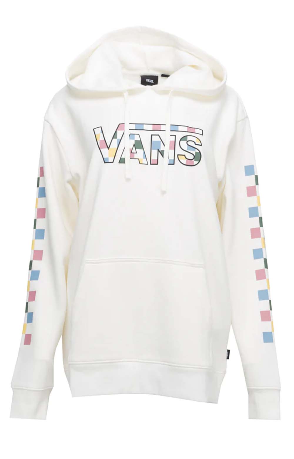 Wyld Tangle BFF Hoodie Multi Color Checker White