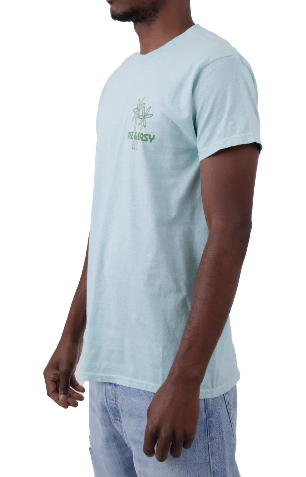 Sun Palms T-Shirt - Pale Green