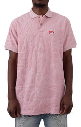 Cruz Zephyr Jacquard Terry Polo Shirt