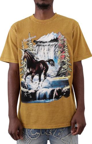 Unicorn SS Knit T-Shirt - Buckthorn