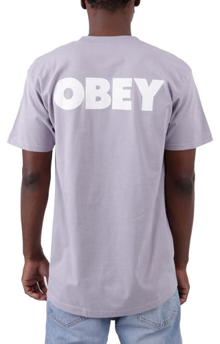 Bold Obey 2 T-Shirt - Lilac Chalk