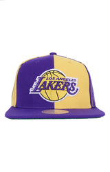 Mitchell & Ness Lakers What The Pinstripe Snap-Back Cap