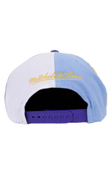 Mitchell & Ness Lakers What The Pinstripe Snap-Back Cap