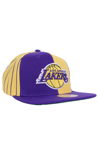 NBA What The Pinstripe Snap-Back Hat - Lakers