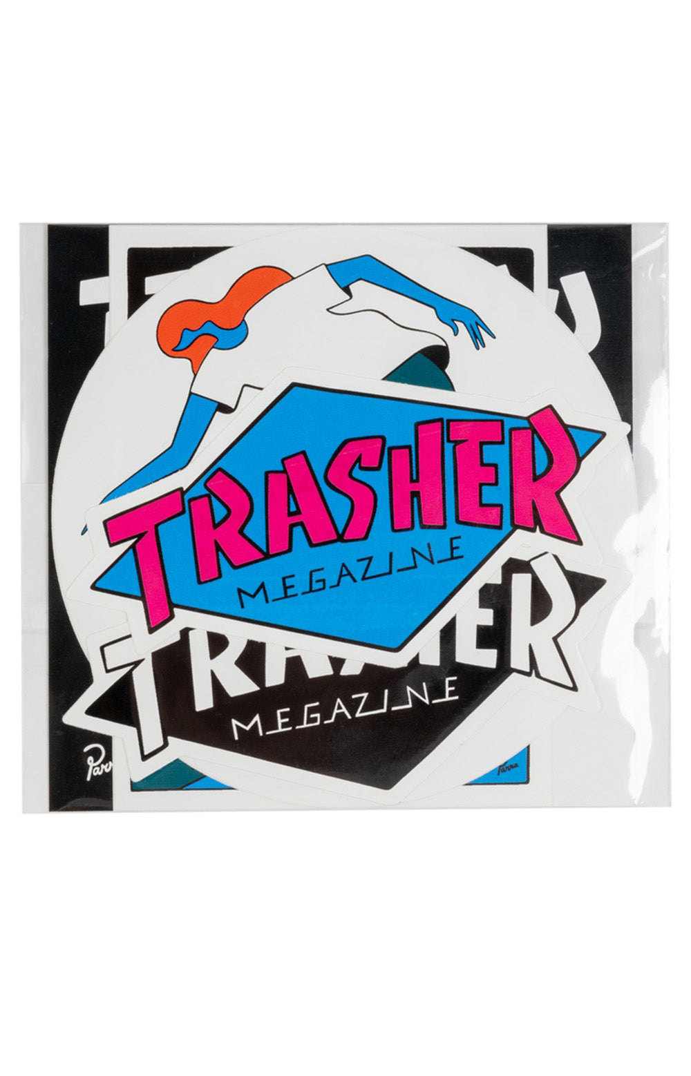 Trasher Sticker 4 Pack