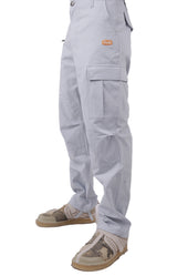 Ice Blue Rip-Stop Cargo Pants