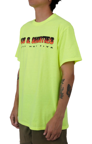 Hot Fiya T-Shirt - Safety Green