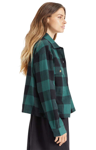 Bowery L/S Flannel - Emerald
