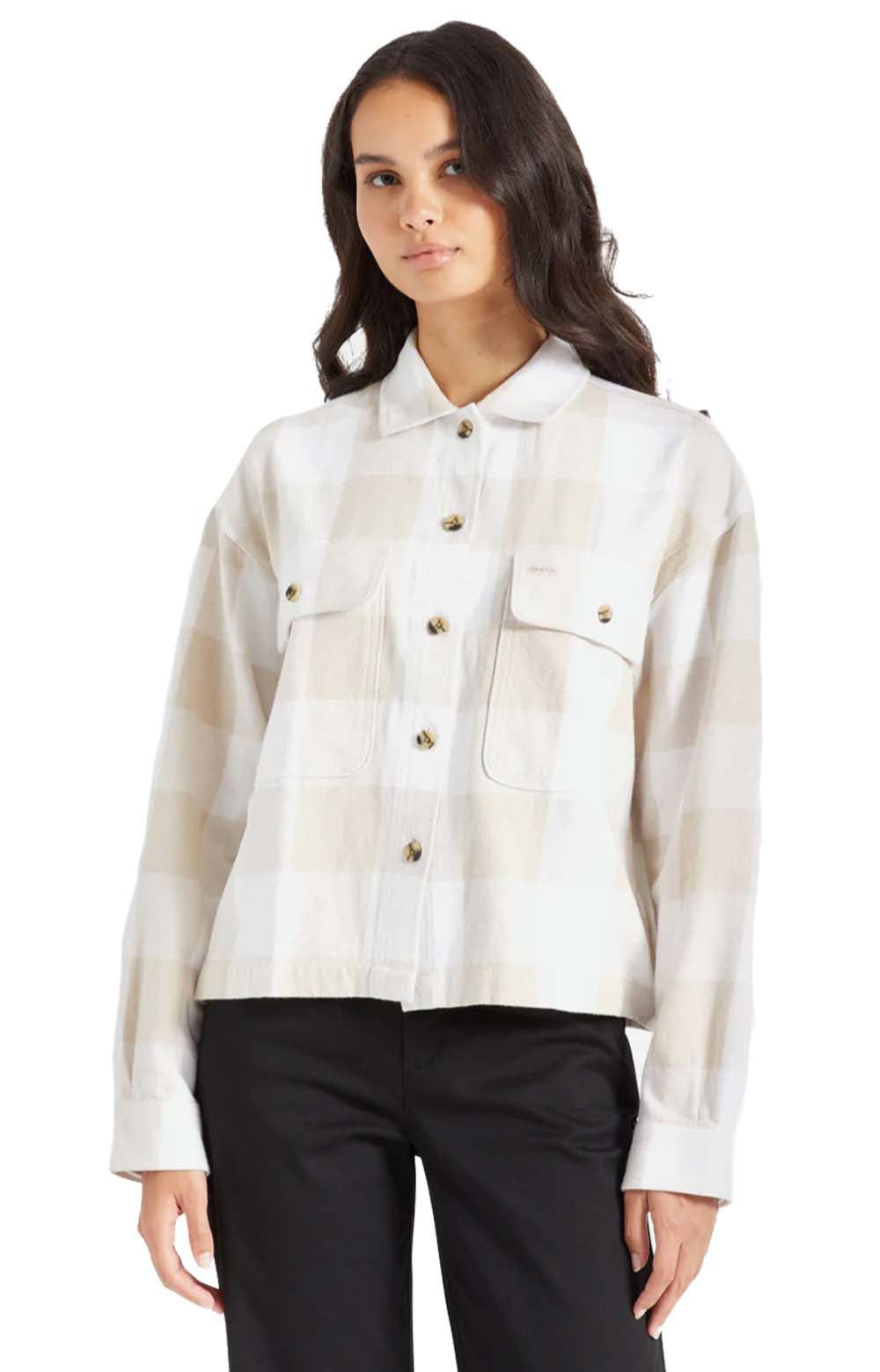 Bowery L/S Flannel - White