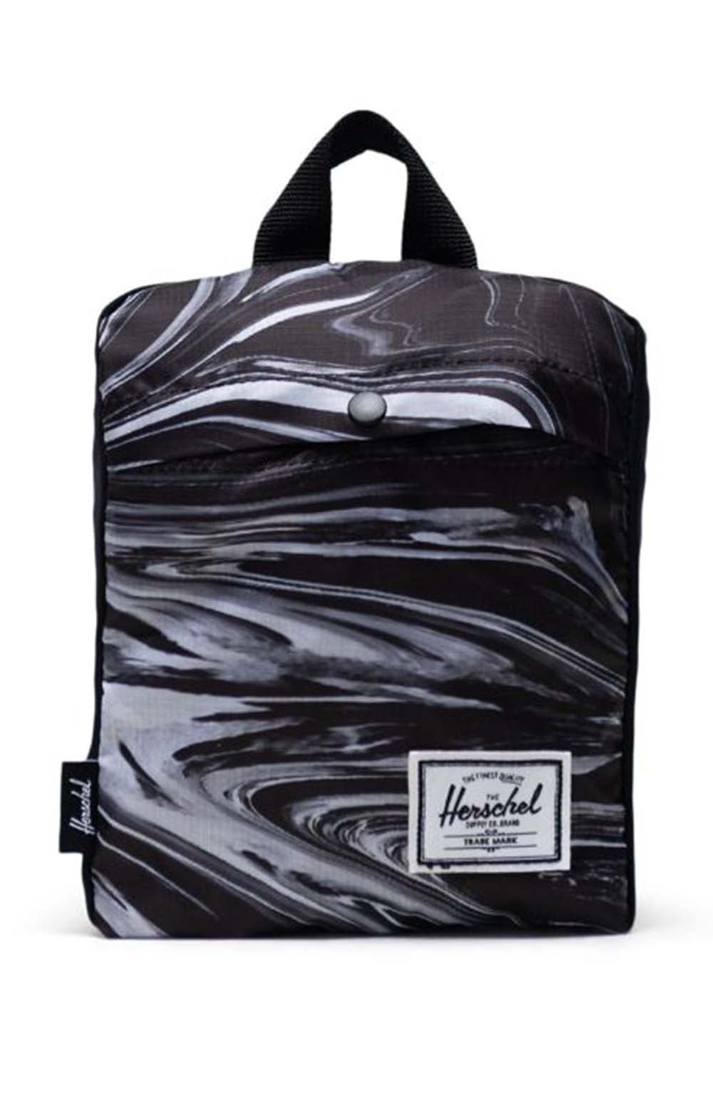 Packable Daypack - Paint Pour Black