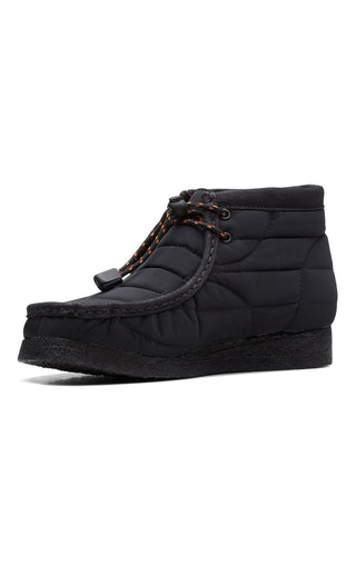 (26168801) Wallabee Boots - Black Quilted