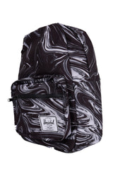 Herschel Pop Quiz Backpack - Black Paint Pour Design