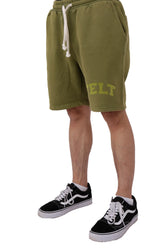 Felt Olive Cotton Fleece Hamptons Sweatshorts