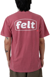 Work Wear Logo T-Shirt - Oxblood