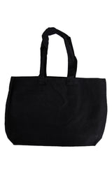 Obey Black Cotton Canvas Tote Bag