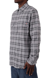 (WL657UPR) Flex Regular Flannel Shirt - Ultimate Grey Plaid