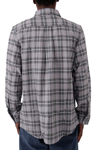 (WL657UPR) Flex Regular Flannel Shirt - Ultimate Grey Plaid