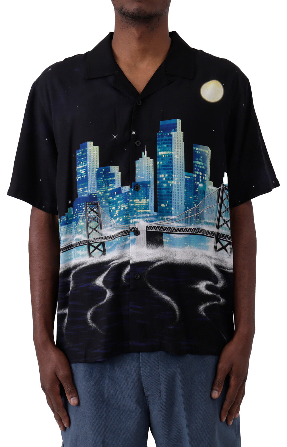 Manhattan S/S Woven Button-Up Shirt