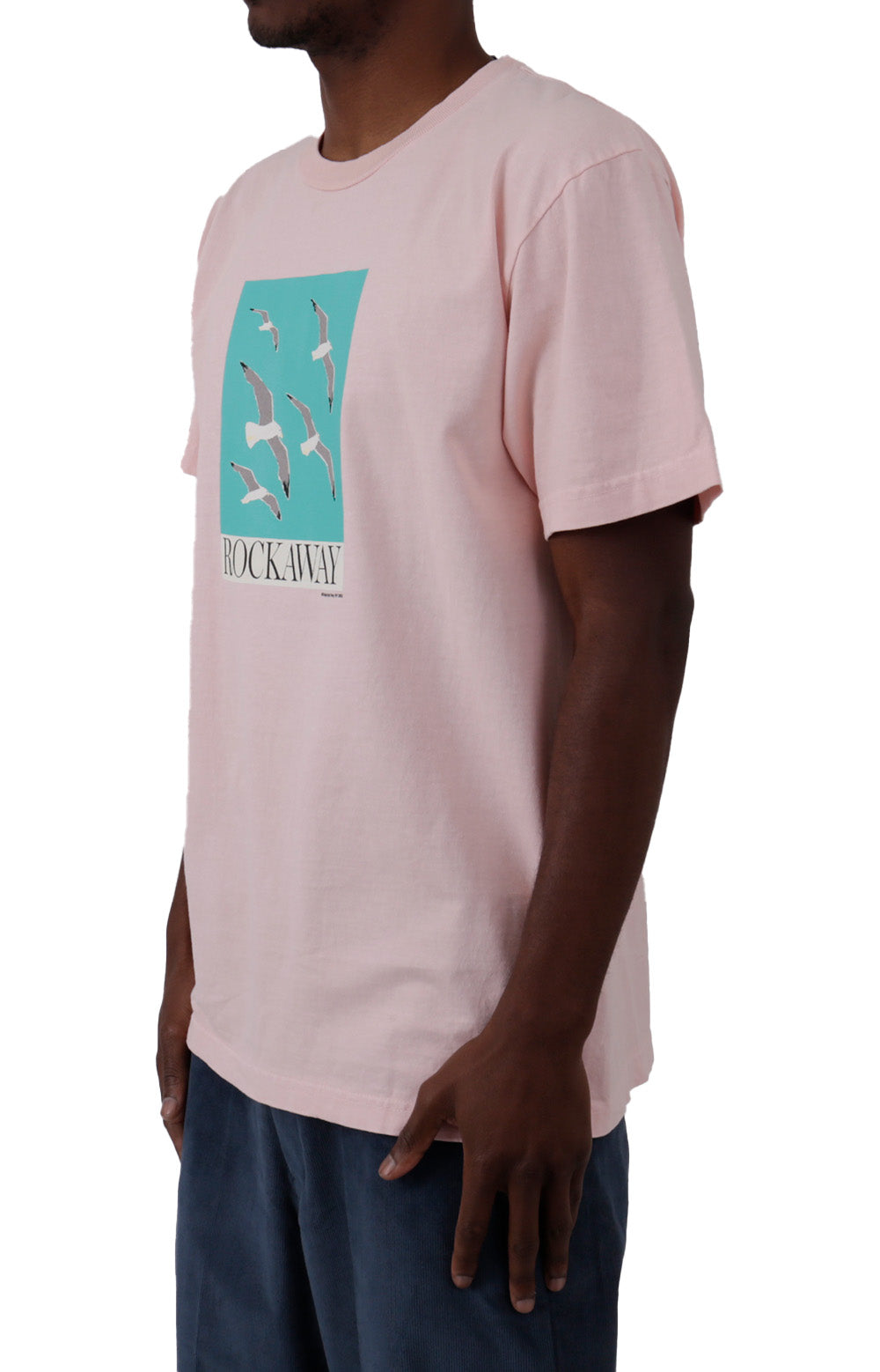 Rockaway Gulls T-Shirt - Pale Pink