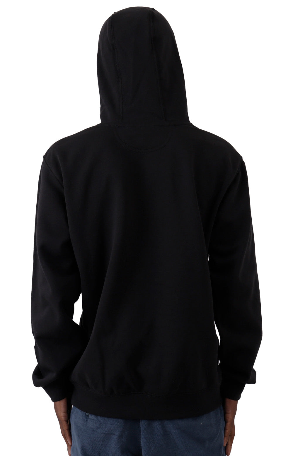 (K288) MW Signature Sleeve Logo Pullover Hoodie - Black