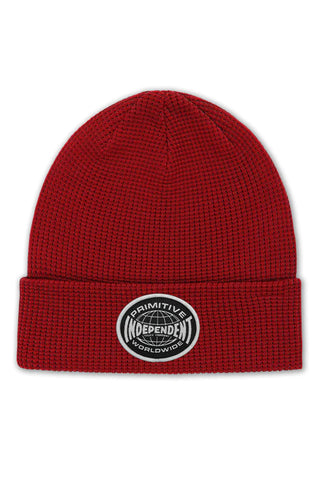 x Independent Global Waffle Beanie - Red