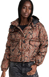 71 Sierra Down Jacket - TNF Black Groovy Print