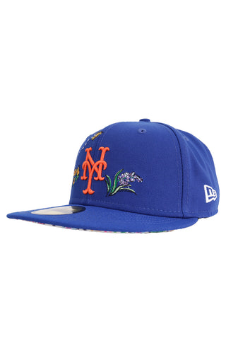NY Mets Watercolor Floral 59FIFTY Fitted Hat