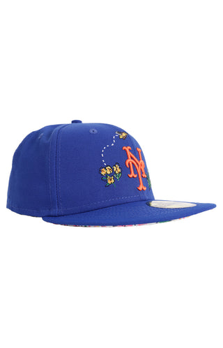 NY Mets Watercolor Floral 59FIFTY Fitted Hat