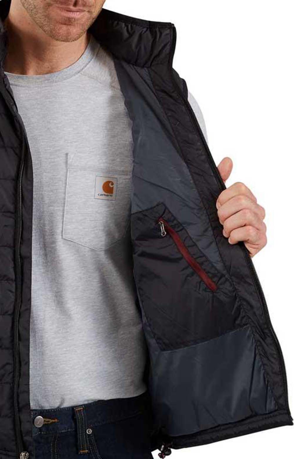 (102286) Rain Defender® Gilliam Quilt Lined Vest - Black