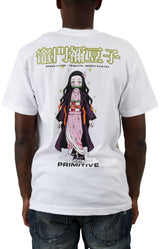 x Demon Slayer Nezuko Kamado T-Shirt - White