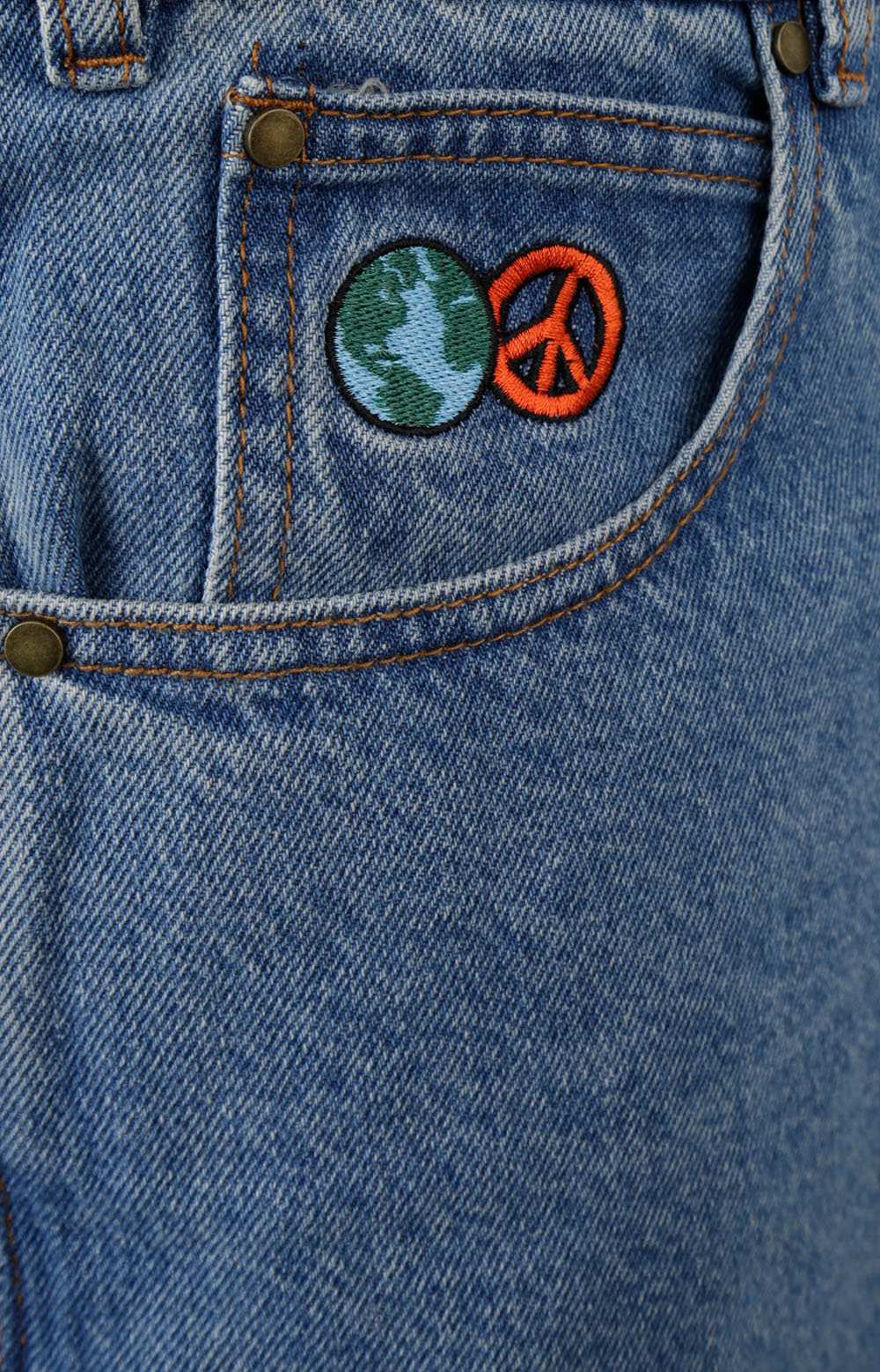 World Peace Denim Jeans - Washed Indigo