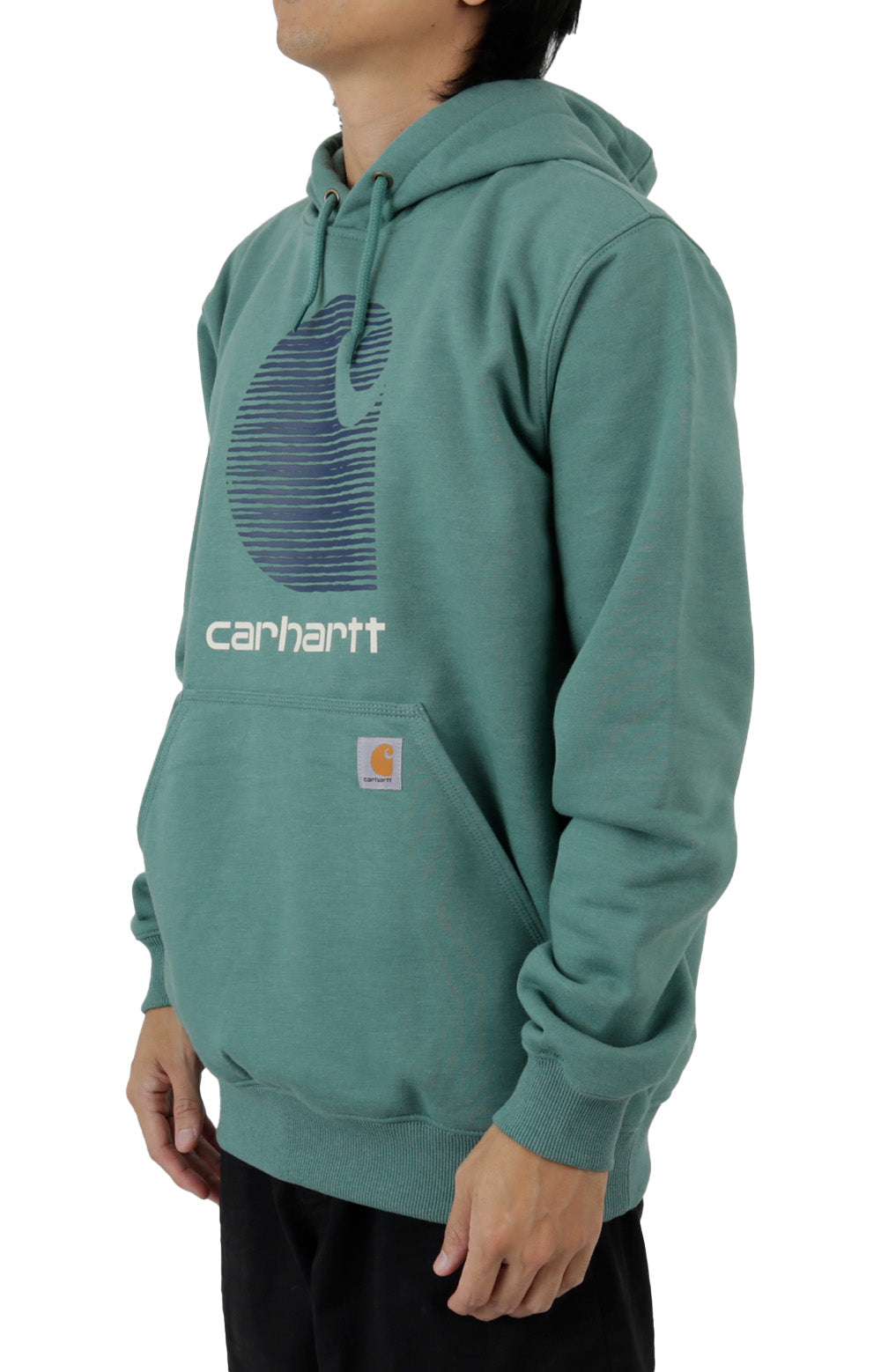 Green discount carhartt hoodie