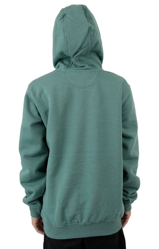 (105431) Rain Defender Loose Fit Midweight "C" Logo Graphic Sweatshirt - Slate Green Heath