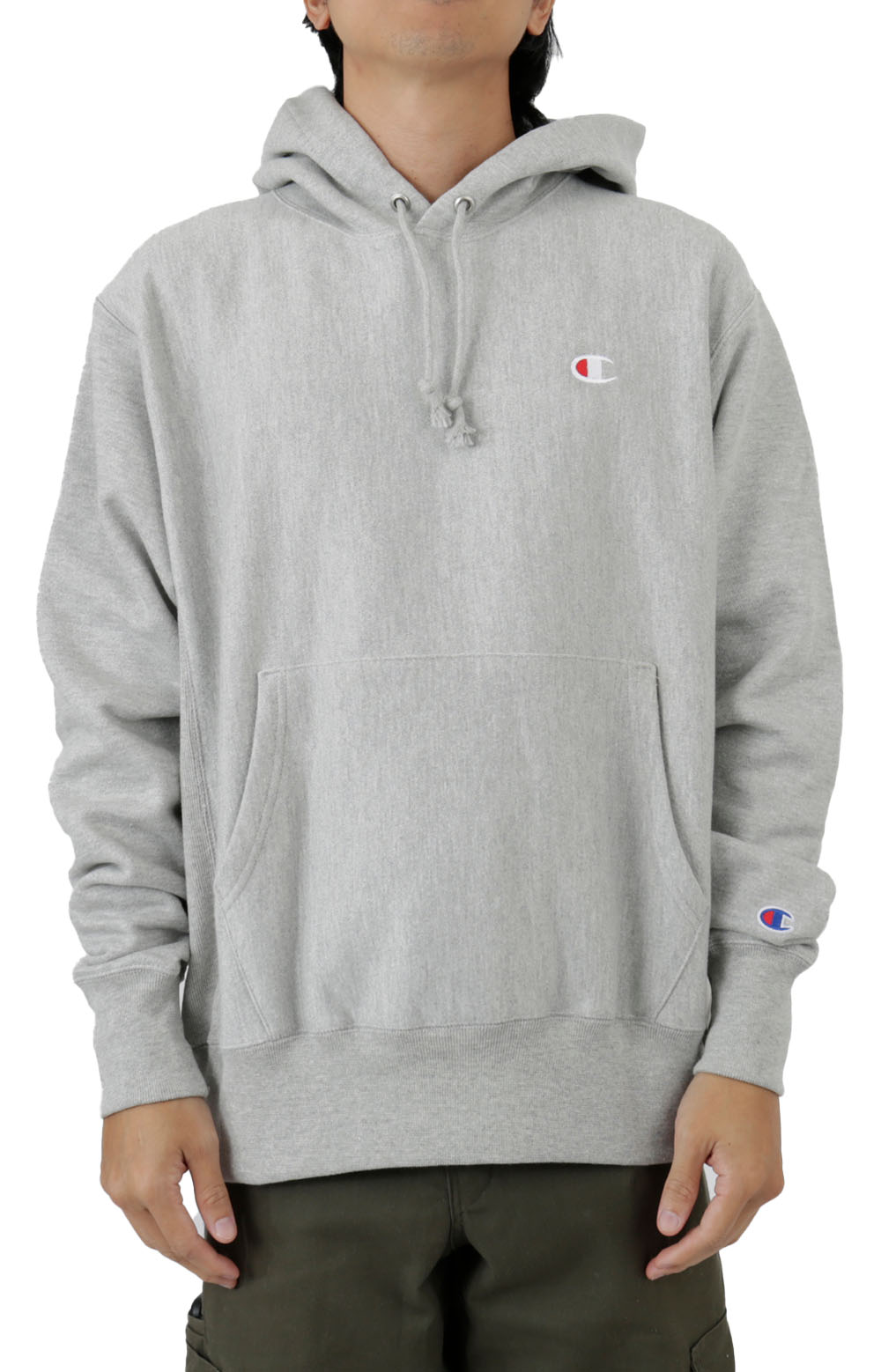 Champion oxford grey on sale sweatshirt