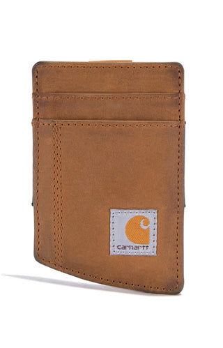 Saddle Leather Front Pocket Wallet - Brown