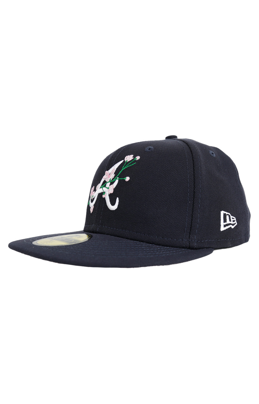 Atlanta Braves Side Patch Bloom 59FIFTY Fitted Hat (60288166)