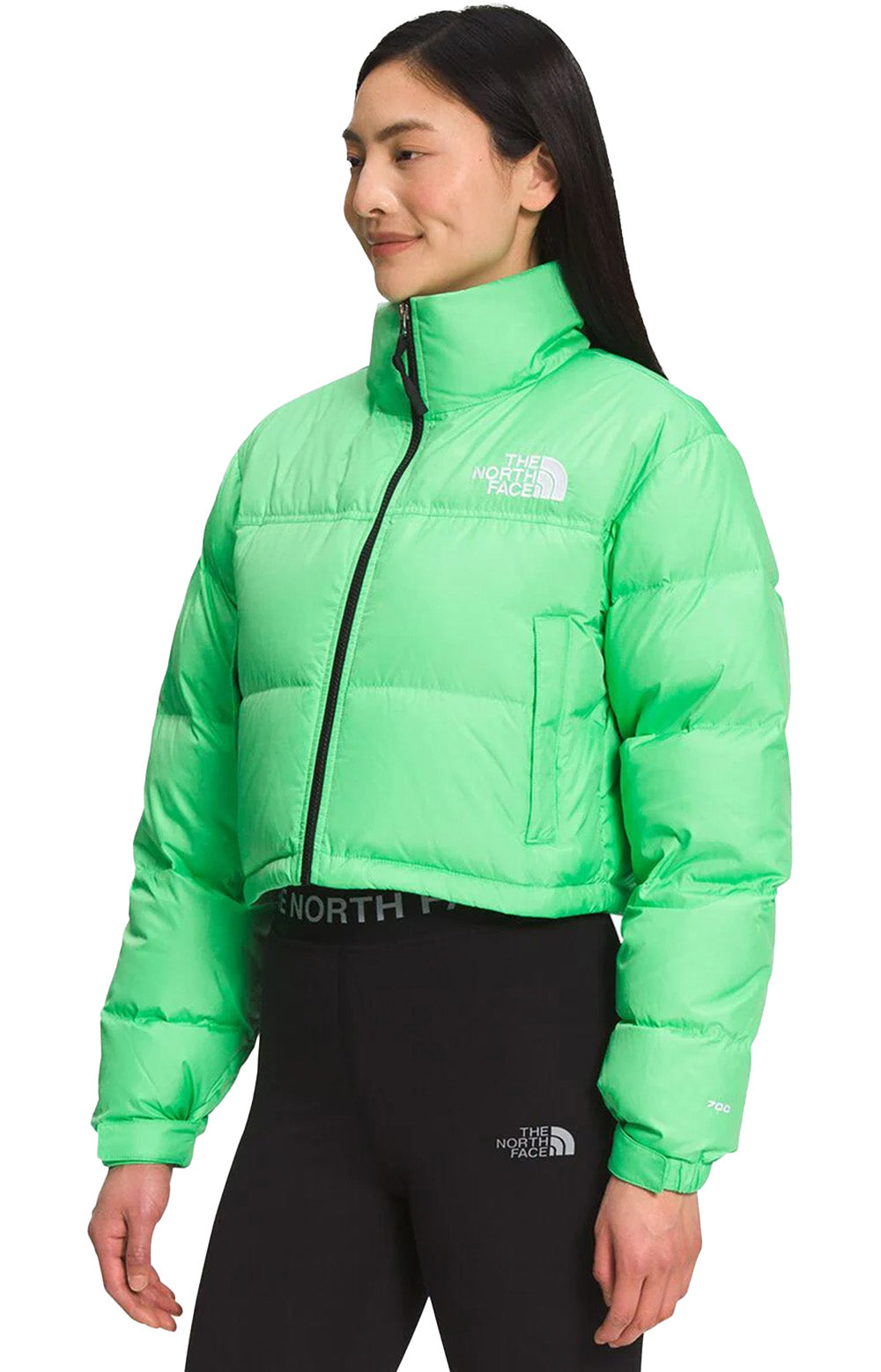 Nuptse Short Jacket - Chlorophyll Green