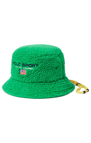 Polo Sport Fleece Bucket Hat - Billiard Green
