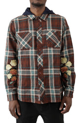 Layne Double Layer Flannel - Brown