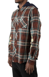 Layne Double Layer Flannel - Brown