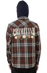 Layne Double Layer Flannel - Brown