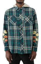 Layne Dual-Layer Flannel - Dark Green