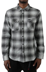 RVCA Vesuvio Long Sleeve Plaid Flannel Shirt - Green Tea