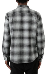 RVCA Vesuvio Long Sleeve Plaid Flannel Shirt - Green Tea