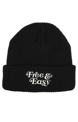 Free & Easy Don't Trip Watch Cap - Black