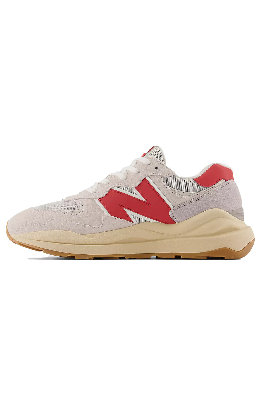 New Balance, (M5740RSR) 57/40 Shoes - Moonbeam/Red – MLTD
