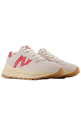 New Balance 57/40 Sneakers - Moonbeam/Red