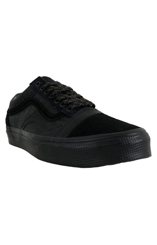 (Q4P1OJ) Patchwork Mono Era Shoes - Black