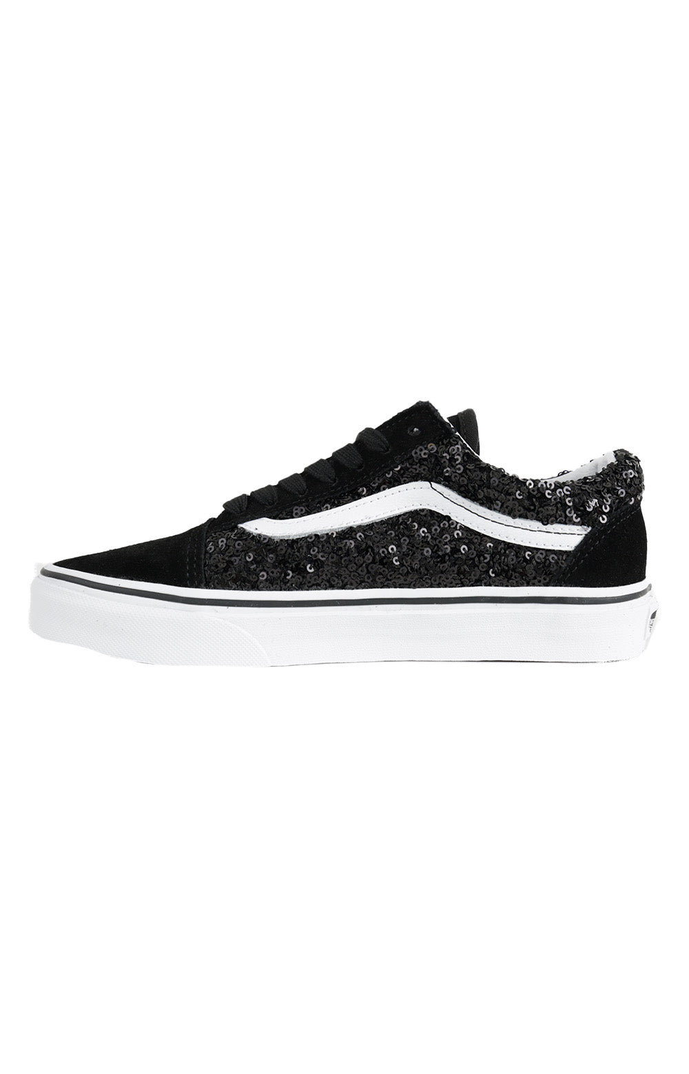 Vans nere sales brillantinate